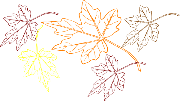 Pastel Leaves Clip Art at Clker.com - vector clip art online, royalty