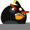 Angry Birds Clipart Black And White Image