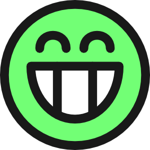 Flat Grin Smiley Emotion Icon Emoticon Clip Art