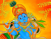 Mural Painting Krishna Image