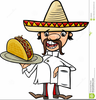 Mexican Waiter Clipart Image