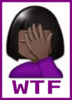 Wtf Logo Blackchinawomanfacepalm Clip Art