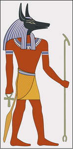 Osirus And Isis Symbols Clipart Image