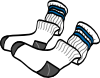 Athletic Crew Socks Clip Art