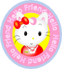 Hello Friend Cat Clip Art