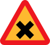 Cross Road Sign Clip Art