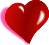 Shadow Heart Clip Art