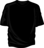 Black T-shirt Clip Art