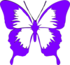 Purple Butterfly Clip Art