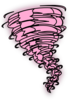 Tornado; Pink Clip Art