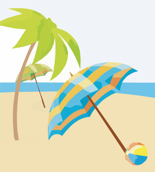 Summer Beach Wallpapers X Copy Clip Art at Clker.com - vector clip art ...