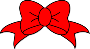 Red Bow Clip Art at  - vector clip art online, royalty free &  public domain