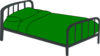 Bed Green Clip Art