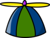 Propeller Hat Clip Art at Clker.com - vector clip art online, royalty ...
