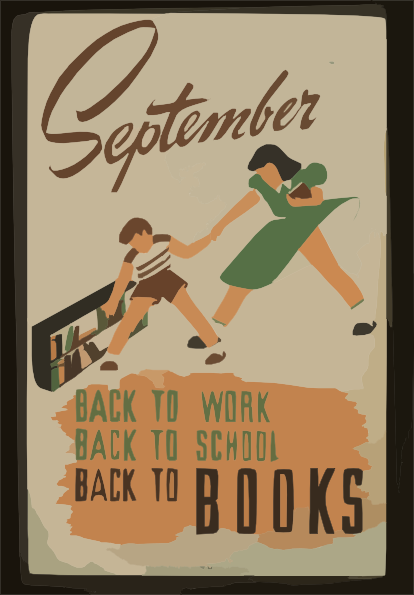 September - Back To Work - Back To School - Back To Books / V. Donaghue