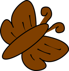 Brown Butterfly Clip Art