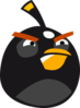 Big Black Angry Bird Clip Art