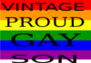 Vintage  Proud  Gay  Son Clip Art