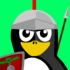 Roman Soldier Penguin Clip Art