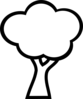 Black And White Tree Clip Art