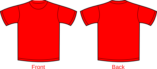 Red T shirt Clip Art at Clker com vector clip art online 