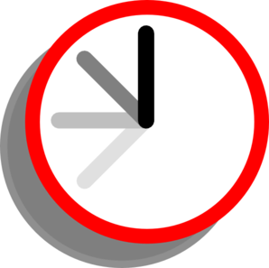 Ticking Clock Frame 7 Clip Art