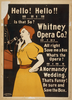 Hello! Hello! Is That So? Whitney Opera Co.? All Right Save Me A Box. What S The Opera? A Normandy Wedding. That S Funny! Be Sure And Save The Box Image