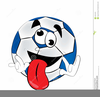 Clipart Of Funny Soccer Balls Image