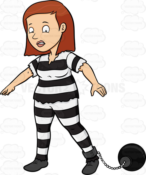 Free Clipart Female Prisoner | Free Images at Clker.com - vector clip