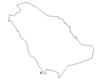 Saudi Blank Map Image
