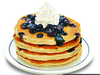 Blueberry Pancake Clipart Image