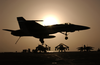 An F/a-18c Hornet Attempts An Arrested Landing Aboard The Aircraft Carrier Uss Kitty Hawk (cv 63) Image