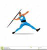 Javelin Thrower Clipart Image