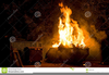 Burning Garbage Clipart Image