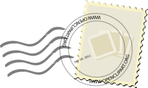 Postal Mark 2011 Clip Art