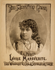 The Miniature Patti, Louise Marguerite The Wonderful Child Singer & Actress. Image