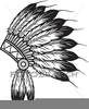 Mohawk Indian Clipart Image