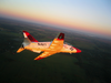 A T-45a Goshawk Assigned To The Golden Eagles Of Training Squadron Twenty Two (vs-22) From Naval Air Station (nas) Kingsville Flies En Route To A Flyover During A Texas A&m Kingsville Football Game Image