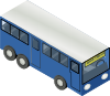 Blue Bus Clip Art