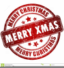 Clipart Christmas Postage Stamp Image