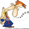 Cartoon Tired Person Image