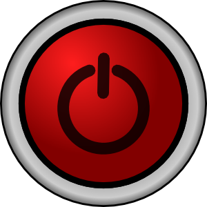 Power On Off Switch Red Clip Art
