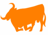 Orange Ox Clip Art