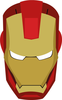 Iron Man Face Clipart Image