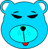 Blue Bear Clip Art