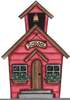 Country Schoolhouse Clipart Image