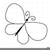 Butterfly Clipart Outline Image
