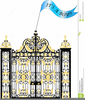 Palace Gate Clipart Image