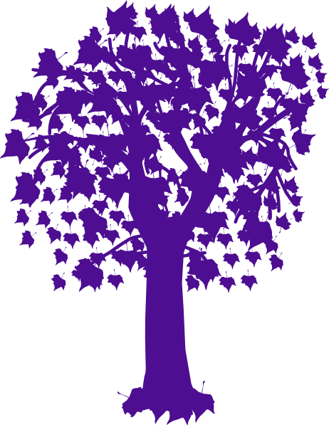 Purple Maple Tree Clip Art at Clker.com - vector clip art online