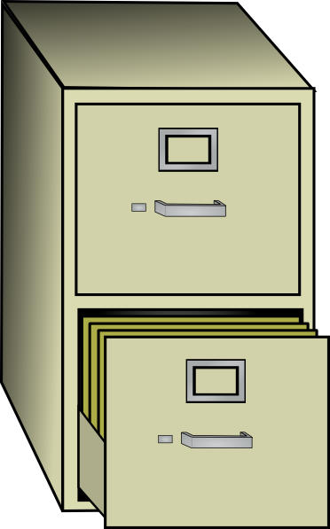 Metal File Cabinet Clip Art at Clker.com - vector clip art online